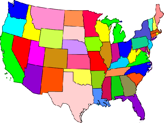 Kaart USA